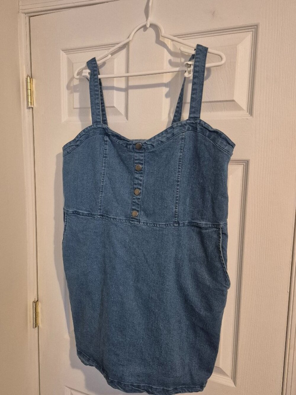 Denim Dress size 2X with pockets